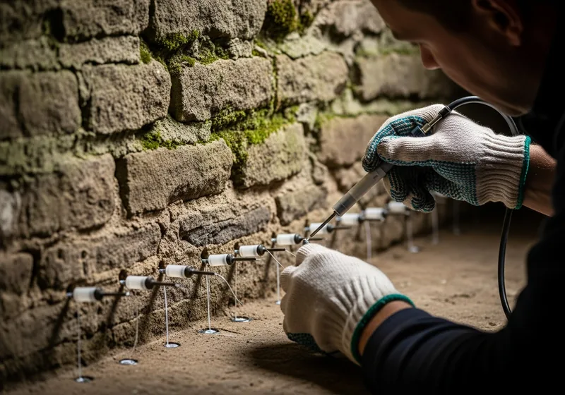 Injection de résine hydrophobe contre les remontées capillaires à Lorient